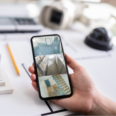 Raleigh security camera feed on cell phone